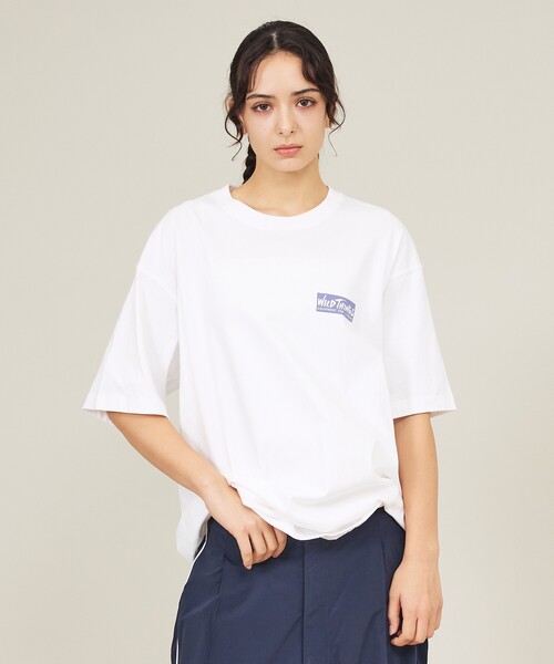 WILD THINGS(ワイルドシングス)の「【WILDTHINGS / ワイルドシングス】80'S CLIMBER TEE / エイティーズ クライマーTシャツ(半袖・ユニセックス)WT26056K(Tシャツ/カットソー・メンズ・ネイビー/ホワイト/ブラック・M/L)」の7枚目の写真