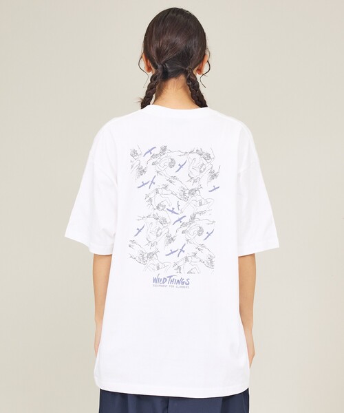 WILD THINGS(ワイルドシングス)の「【WILDTHINGS / ワイルドシングス】80'S CLIMBER TEE / エイティーズ クライマーTシャツ(半袖・ユニセックス)WT26056K(Tシャツ/カットソー・メンズ・ネイビー/ホワイト/ブラック・M/L)」の9枚目の写真