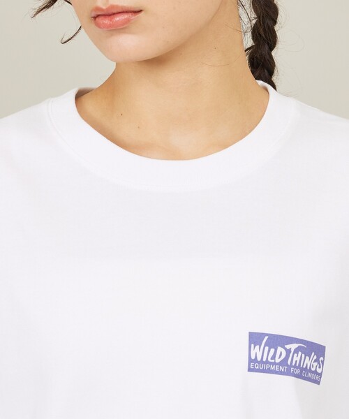 WILD THINGS(ワイルドシングス)の「【WILDTHINGS / ワイルドシングス】80'S CLIMBER TEE / エイティーズ クライマーTシャツ(半袖・ユニセックス)WT26056K(Tシャツ/カットソー・メンズ・ネイビー/ホワイト/ブラック・M/L)」の10枚目の写真