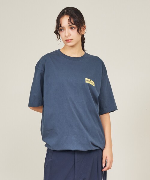 WILD THINGS(ワイルドシングス)の「【WILDTHINGS / ワイルドシングス】80'S CLIMBER TEE / エイティーズ クライマーTシャツ(半袖・ユニセックス)WT26056K(Tシャツ/カットソー・メンズ・ネイビー/ホワイト/ブラック・M/L)」の19枚目の写真
