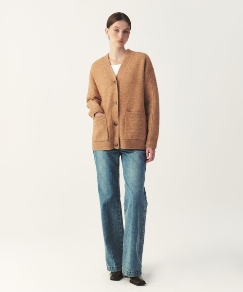 ARTID(アルティーダ)の「モヘアオーバーサイズポケットカーディガン_CAMEL(カーディガン/ボレロ・レディース・その他・FREE)」の3枚目の写真