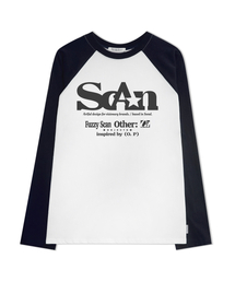 FUZZY SCAN（ファジスキャン）の「アザーオブジェクト レグラン配色ロングスリーブ 3カラー（Tシャツ/カットソー）」