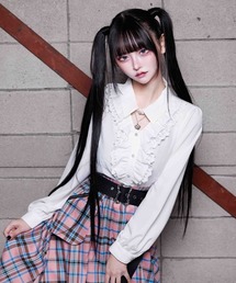 NIBBLE POISON（ニブルポイズン）の「ハートチャームフリルブラウス（シャツ/ブラウス）」