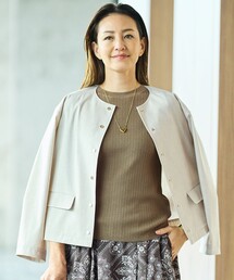 シアーシルクミックスニット プルオーバー