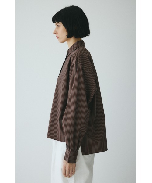 HeRIN.CYE（ヘリンドットサイ）の「Embroidery over shirt　　エンブロイダリーオーバーシャツ（シャツ/ブラウス・レディース・ブラウン系その他/ブルー系その他/ブラック系その他・FREE）」の5枚目の写真