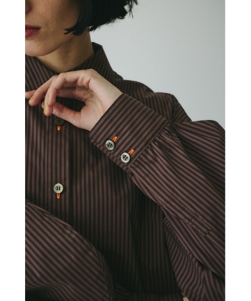 HeRIN.CYE（ヘリンドットサイ）の「Embroidery over shirt　　エンブロイダリーオーバーシャツ（シャツ/ブラウス・レディース・ブラウン系その他/ブルー系その他/ブラック系その他・FREE）」の9枚目の写真