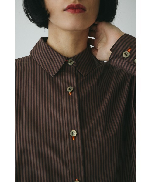 HeRIN.CYE（ヘリンドットサイ）の「Embroidery over shirt　　エンブロイダリーオーバーシャツ（シャツ/ブラウス・レディース・ブラウン系その他/ブルー系その他/ブラック系その他・FREE）」の10枚目の写真