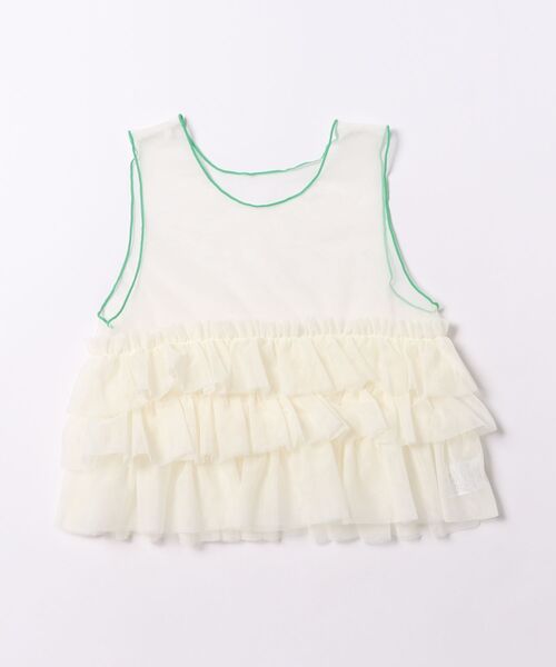 Ocean&Ground（オーシャン&グラウンド）の「ﾎﾞﾘｭｰﾑﾌﾘﾙﾁｭｰﾙﾍﾞｽﾄ（ベスト・キッズ・キナリ/ターコイズブルー/ブラック/レッド・100/130/120/110/140）」の2枚目の写真