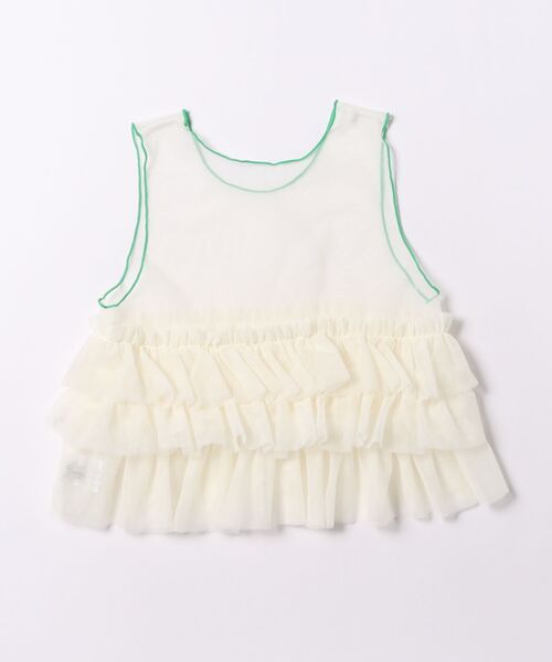 Ocean&Ground（オーシャン&グラウンド）の「ﾎﾞﾘｭｰﾑﾌﾘﾙﾁｭｰﾙﾍﾞｽﾄ（ベスト・キッズ・キナリ/ターコイズブルー/ブラック/レッド・100/130/120/110/140）」の5枚目の写真