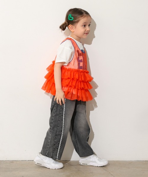 Ocean&Ground（オーシャン&グラウンド）の「ﾎﾞﾘｭｰﾑﾌﾘﾙﾁｭｰﾙﾍﾞｽﾄ（ベスト・キッズ・キナリ/ターコイズブルー/ブラック/レッド・100/130/120/110/140）」の9枚目の写真