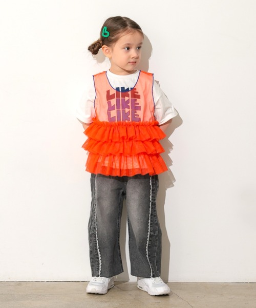 Ocean&Ground（オーシャン&グラウンド）の「ﾎﾞﾘｭｰﾑﾌﾘﾙﾁｭｰﾙﾍﾞｽﾄ（ベスト・キッズ・キナリ/ターコイズブルー/ブラック/レッド・100/130/120/110/140）」の6枚目の写真