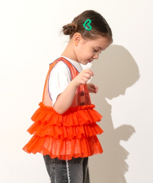 Ocean&Ground（オーシャン&グラウンド）の「ﾎﾞﾘｭｰﾑﾌﾘﾙﾁｭｰﾙﾍﾞｽﾄ（ベスト・キッズ・キナリ/ターコイズブルー/ブラック/レッド・100/130/120/110/140）」の7枚目の写真