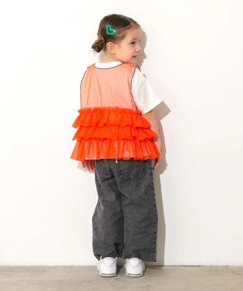 Ocean&Ground（オーシャン&グラウンド）の「ﾎﾞﾘｭｰﾑﾌﾘﾙﾁｭｰﾙﾍﾞｽﾄ（ベスト・キッズ・キナリ/ターコイズブルー/ブラック/レッド・100/130/120/110/140）」の10枚目の写真