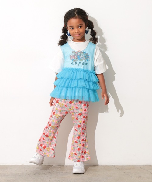 Ocean&Ground（オーシャン&グラウンド）の「ﾎﾞﾘｭｰﾑﾌﾘﾙﾁｭｰﾙﾍﾞｽﾄ（ベスト・キッズ・キナリ/ターコイズブルー/ブラック/レッド・100/130/120/110/140）」の14枚目の写真