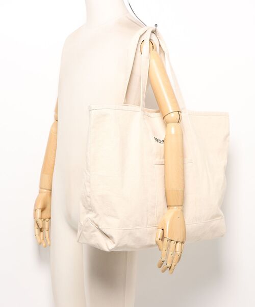 FRUIT OF THE LOOM（フルーツオブザルーム）の「EX CANVAS BIG TOTE BAG / キャンバス素材 ビッグサイズ トートバッグ（トートバッグ・メンズ・ホワイト/ピンク/グリーン/イエロー/グレー・FREE）」の6枚目の写真