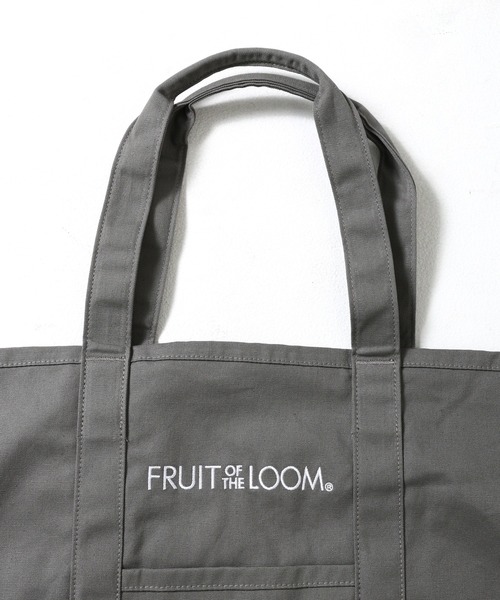 FRUIT OF THE LOOM（フルーツオブザルーム）の「EX CANVAS BIG TOTE BAG / キャンバス素材 ビッグサイズ トートバッグ（トートバッグ・メンズ・ホワイト/ピンク/グリーン/イエロー/グレー・FREE）」の12枚目の写真