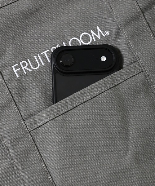 FRUIT OF THE LOOM（フルーツオブザルーム）の「EX CANVAS BIG TOTE BAG / キャンバス素材 ビッグサイズ トートバッグ（トートバッグ・メンズ・ホワイト/ピンク/グリーン/イエロー/グレー・FREE）」の10枚目の写真