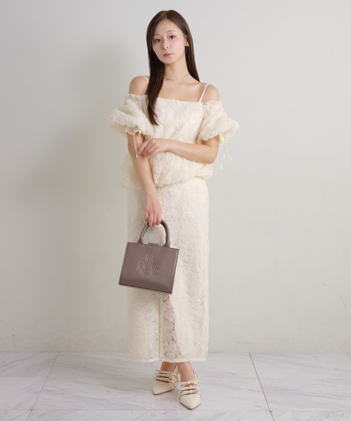 Seemi. byNICECLAUP（ シーミーバイナイスクラップ）の「【Seemi.】セット対応/バルーン袖ブラウス（シャツ/ブラウス・レディース・アイボリー/サックスブルー/ベージュ・FREE）」の12枚目の写真