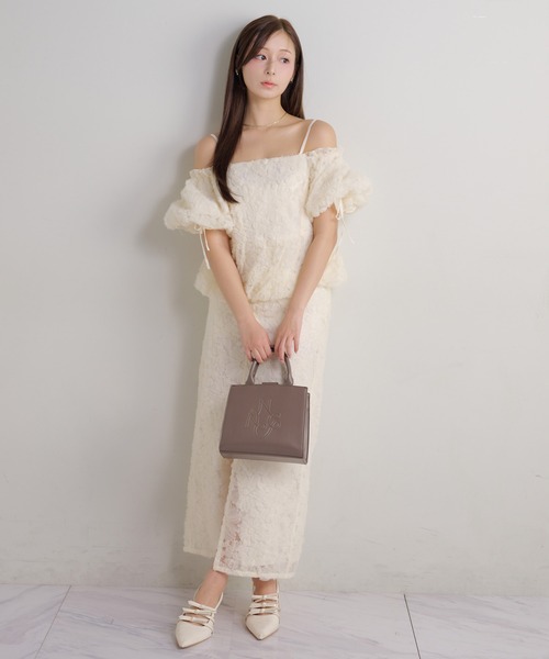 Seemi. byNICECLAUP（ シーミーバイナイスクラップ）の「【Seemi.】セット対応/バルーン袖ブラウス（シャツ/ブラウス・レディース・アイボリー/サックスブルー/ベージュ・FREE）」の13枚目の写真