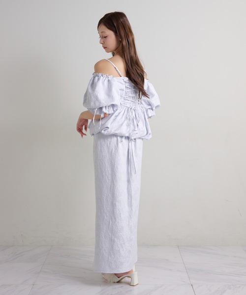 Seemi. byNICECLAUP（ シーミーバイナイスクラップ）の「【Seemi.】セット対応/バルーン袖ブラウス（シャツ/ブラウス・レディース・アイボリー/サックスブルー/ベージュ・FREE）」の19枚目の写真