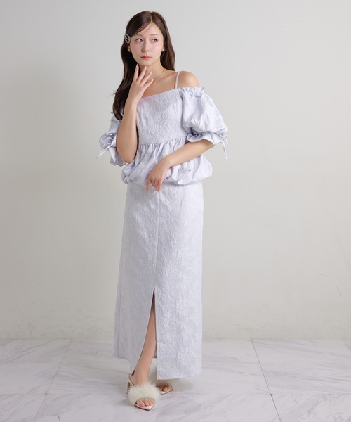 Seemi. byNICECLAUP（ シーミーバイナイスクラップ）の「【Seemi.】セット対応/バルーン袖ブラウス（シャツ/ブラウス・レディース・アイボリー/サックスブルー/ベージュ・FREE）」の20枚目の写真