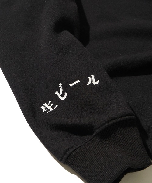 ADPOSION(アドポーション)の「【YOIDORE】SAKE & PEACE フロント&バック刺繍MIX クルーネックスウェットプルオーバー(スウェット・メンズ・ブラック/ホワイト/ライトグリーン・MEDIUM/LARGE/X-LARGE)」の16枚目の写真