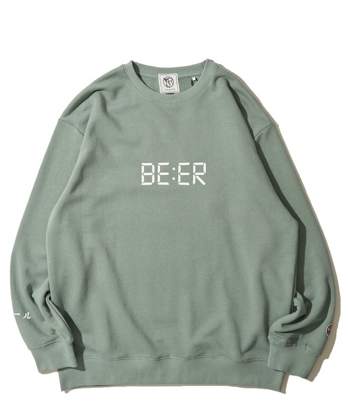 ADPOSION(アドポーション)の「【YOIDORE】SAKE & PEACE フロント&バック刺繍MIX クルーネックスウェットプルオーバー(スウェット・メンズ・ブラック/ホワイト/ライトグリーン・MEDIUM/LARGE/X-LARGE)」の5枚目の写真