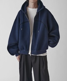 Lui's（ルイス）の「【Neucon】VOLUME PIPING ZIP HOODIE   ボリュームパイピングジップフーディー（パーカー）」