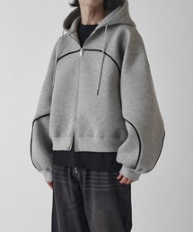 Lui's | 【Neucon】VOLUME PIPING ZIP HOODIE / ボリュームパイピングジップフーディー(パーカー)