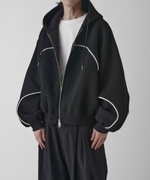 Lui's（ルイス）の「【Neucon】VOLUME PIPING ZIP HOODIE   ボリュームパイピングジップフーディー（パーカー）」