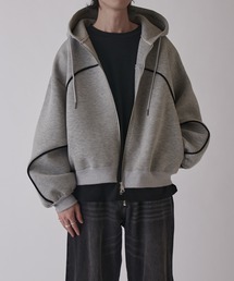 Lui's（ルイス）の「【Neucon】VOLUME PIPING ZIP HOODIE / ボリュームパイピングジップフーディー（パーカー）」