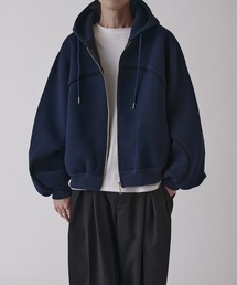 Lui's（ルイス）の「【Neucon】VOLUME PIPING ZIP HOODIE / ボリュームパイピングジップフーディー（パーカー）」