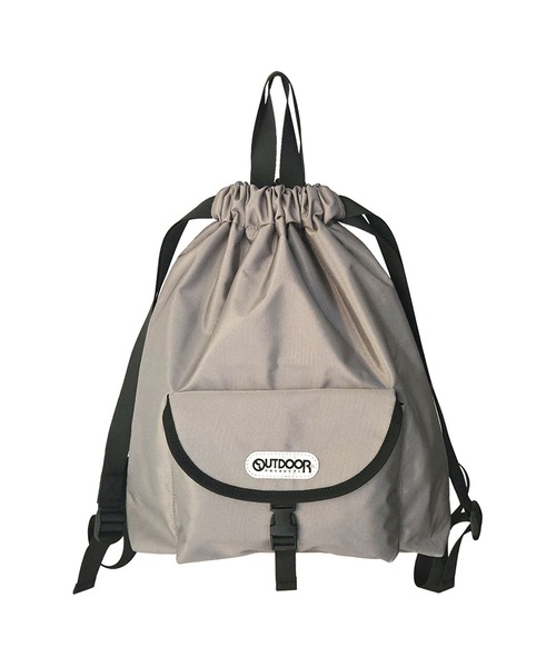 OUTDOOR PRODUCTS（アウトドアプロダクツ）の「OUTDOOR PRODUCTS/アウトドアプロダクツ Front Pocket Knapsack 2WAYナップサック 2026年春夏（バックパック/リュック・レディース・ブラック/グレー/ブラウン・FREE）」の2枚目の写真