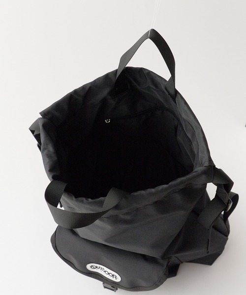 OUTDOOR PRODUCTS(アウトドアプロダクツ)の「OUTDOOR PRODUCTS/アウトドアプロダクツ Front Pocket Knapsack 2WAYナップサック 秋 秋服 2026年秋冬(バックパック/リュック・レディース・ブラック/ブラウン/グレー・FREE)」の14枚目の写真