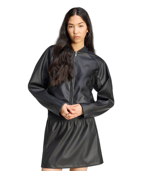 adidas(アディダス)の「【adidas】PLEATHER SST TRACKTOP(その他アウター・メンズ・ブラック・L/M/S)」の1枚目の写真