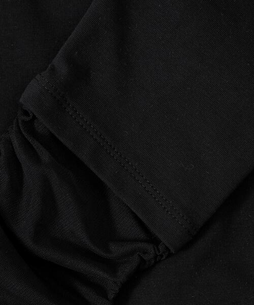 grove（グローブ）の「シアーレイヤードスリーブロンT（Tシャツ/カットソー・レディース・ブラック/ライトベージュ/オフホワイト・01/02/03/04/05）」の11枚目の写真