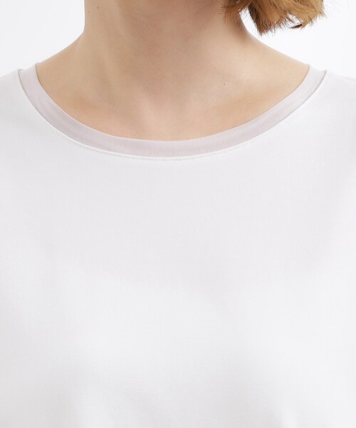 grove（グローブ）の「シアーレイヤードスリーブロンT（Tシャツ/カットソー・レディース・ブラック/ライトベージュ/オフホワイト・01/02/03/04/05）」の19枚目の写真