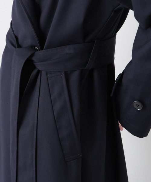 NANO universe（ナノユニバース）の「撥水＆花粉ガード トレンチコート（トレンチコート・レディース・ネイビー/グレー系その他4/ベージュ・FREE）」の20枚目の写真