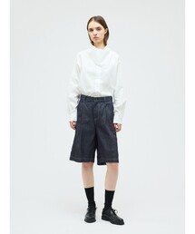 mizuiroind | mizuiro ind デニムハーフパンツ(ONEWASH)(その他パンツ)