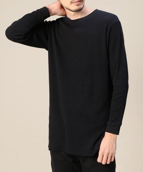MONKEY TIME(モンキータイム)の「<monkey time> 30サーマル ロングTシャツ◆(Tシャツ/カットソー・メンズ・ブラック/グレー/ベージュ/ホワイト・MEDIUM/LARGE/X-LARGE/SMALL)」の2枚目の写真