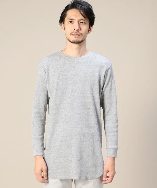 MONKEY TIME(モンキータイム)の「<monkey time> 30サーマル ロングTシャツ◆(Tシャツ/カットソー・メンズ・ブラック/グレー/ベージュ/ホワイト・MEDIUM/LARGE/X-LARGE/SMALL)」の6枚目の写真