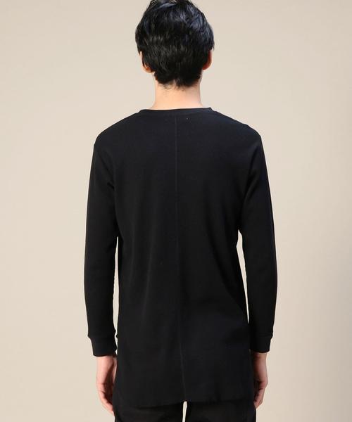MONKEY TIME(モンキータイム)の「<monkey time> 30サーマル ロングTシャツ◆(Tシャツ/カットソー・メンズ・ブラック/グレー/ベージュ/ホワイト・MEDIUM/LARGE/X-LARGE/SMALL)」の16枚目の写真