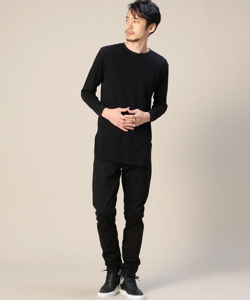 MONKEY TIME(モンキータイム)の「<monkey time> 30サーマル ロングTシャツ◆(Tシャツ/カットソー・メンズ・ブラック/グレー/ベージュ/ホワイト・MEDIUM/LARGE/X-LARGE/SMALL)」の18枚目の写真