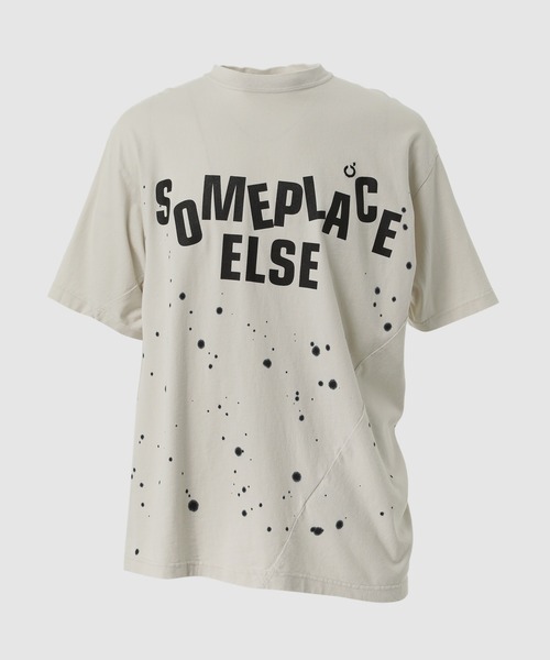 NOMA t.d.(ノーマティーディー)の「Hand Dye Twist Tee Shirt/ SOMEPLACE(Tシャツ/カットソー・メンズ・レッド/その他・3/4)」の1枚目の写真
