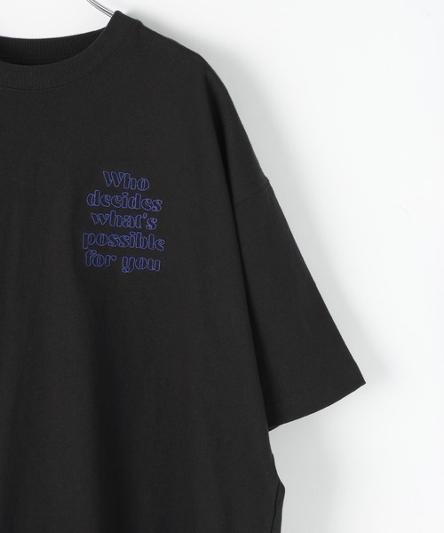 PBLIM（ページボーイリム）の「《UNISEX/３サイズ展開》クラフトロゴＴ　バックプリント / 刺繍（Tシャツ/カットソー・レディース・オフホワイト/ブラック/ブラウン/イエロー・SMALL/MEDIUM/LARGE）」の22枚目の写真