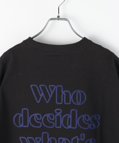 PBLIM（ページボーイリム）の「《UNISEX/３サイズ展開》クラフトロゴＴ　バックプリント / 刺繍（Tシャツ/カットソー・レディース・オフホワイト/ブラック/ブラウン/イエロー・SMALL/MEDIUM/LARGE）」の18枚目の写真