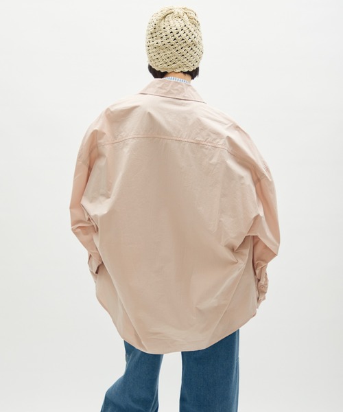 full/fill.(フルフィル)の「natural over shirt / ナチュラルオーバーシャツ(シャツ/ブラウス・レディース・ピンク/ホワイト/ベージュ/ブルー/アイボリー/ブラック/ブラウン・FREE)」の15枚目の写真