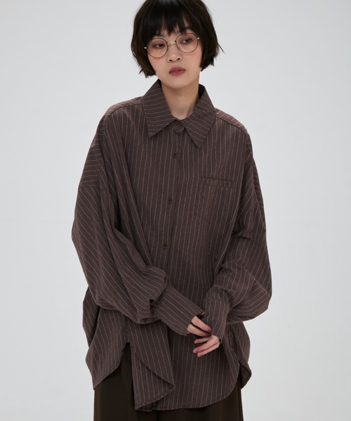 full/fill.(フルフィル)の「natural over shirt / ナチュラルオーバーシャツ(シャツ/ブラウス・レディース・ピンク/ホワイト/ベージュ/ブルー/アイボリー/ブラック/ブラウン・FREE)」の19枚目の写真