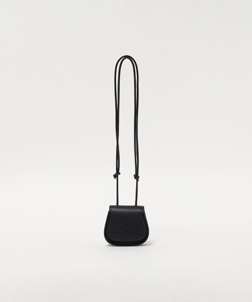 green label relaxing（グリーンレーベルリラクシング）の「フラップ ポーチネックレス（ネックレス・レディース・ダークブラウン/ブラック・FREE）」の3枚目の写真