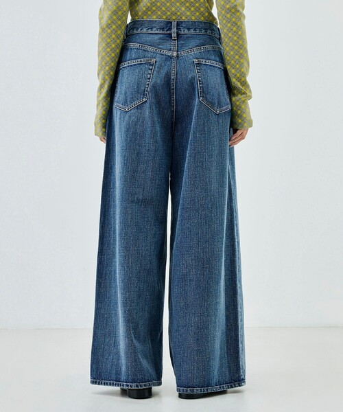 EDITION（エディション）の「インディゴデニム ドローコードパンツ（デニムパンツ・レディース・ライトブルー・38/36/34）」の5枚目の写真